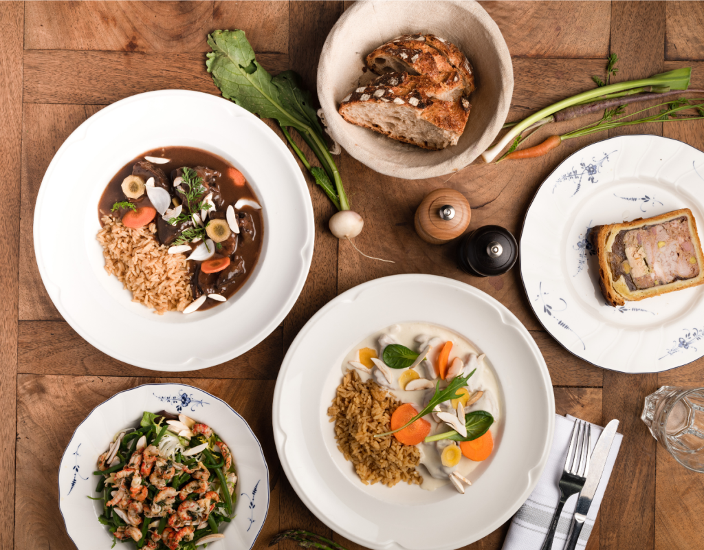 Fotografía de platos de restaurante usada en estrategia de marketing gastronómico en Barcelona